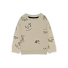 Different Animal Allover Printed  Crew Neck Sweatshirt