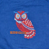 Owl Multi Color  Embroidery Crew Neck Sweatshirt