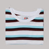 Multi Stripe Surfing Crew Neck Short Sleeve T-Shirt