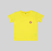 Yellow Lion Embroidered Crew Neck Short Sleeve T-Shirt