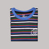 Good Vibes Multi Stripe  Crew Neck Short Sleeve T-Shirt