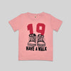 Have Walk Printed Crew Neck Short Sleeve T-Shirt