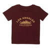 Los Angeles Crew Neck Short Sleeve T-Shirt