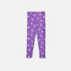 Butterfly Allover Print Purple Leggings