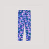 Girl's Heart Printed Jersey Trouser-Blue