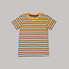 Multi Stripe Crew Neck Short Sleeve T-Shirt-Mustered