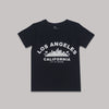 Los Angles  Print Crew Neck Short Sleeve T-Shirt