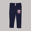 Summer Dream Printed Jersey Trouser-Navy