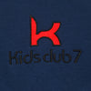 Embroidery Kidsclub7 Crew Neck Full Sleeve Sweatshirt-Navy