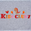 KidsCLub7 Multi Color Embroidered Crew Neck Full Sleeve Sweatshirt Grey