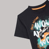 Only Victory Wow Crew Neck Short Sleeve T-Shirt-Black