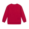 Embroidery Klub Crew Neck Full Sleeve Sweatshirt-Red