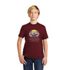 Boy's Star Wars Printed Crew Neck Short Sleeve T-Shirt-Maroon