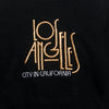 Los Angles Matelic Embroidered Sweatshirt-Black