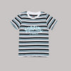 Multi Stripe Surfing Crew Neck Short Sleeve T-Shirt