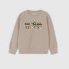 Kidsclub Toys Embroidery Crew Neck Sweatshirt