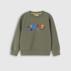 Embroidery Kidsclub7 Crew Neck Full Sleeve Sweatshirt