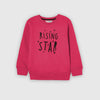 Rising Star Flock Printed Crew Neck Sweatshirt