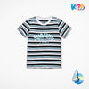 Multi Stripe Surfing Crew Neck Short Sleeve T-Shirt