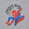 Grey Spiderman Printed Hoodie