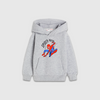 Grey Spiderman Printed Hoodie