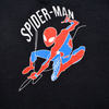 Spiderman Black Printed  Hoodie