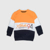 Authentic 94 Color Block Neck Sweatshirt Panel