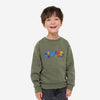 Embroidery Kidsclub7 Crew Neck Full Sleeve Sweatshirt