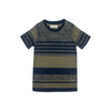 Boy's Stripe Jersey Crew Neck Short Sleeve T-Shirt