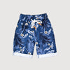 Allover Floral Printed Shorts For Boys-Blue