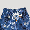 Allover Floral Printed Shorts For Boys-Blue